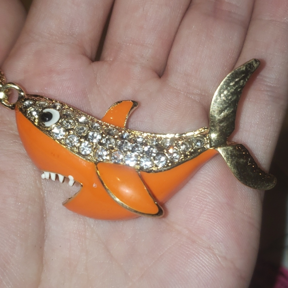 Betsey Johnson Shark Attack Necklace!
